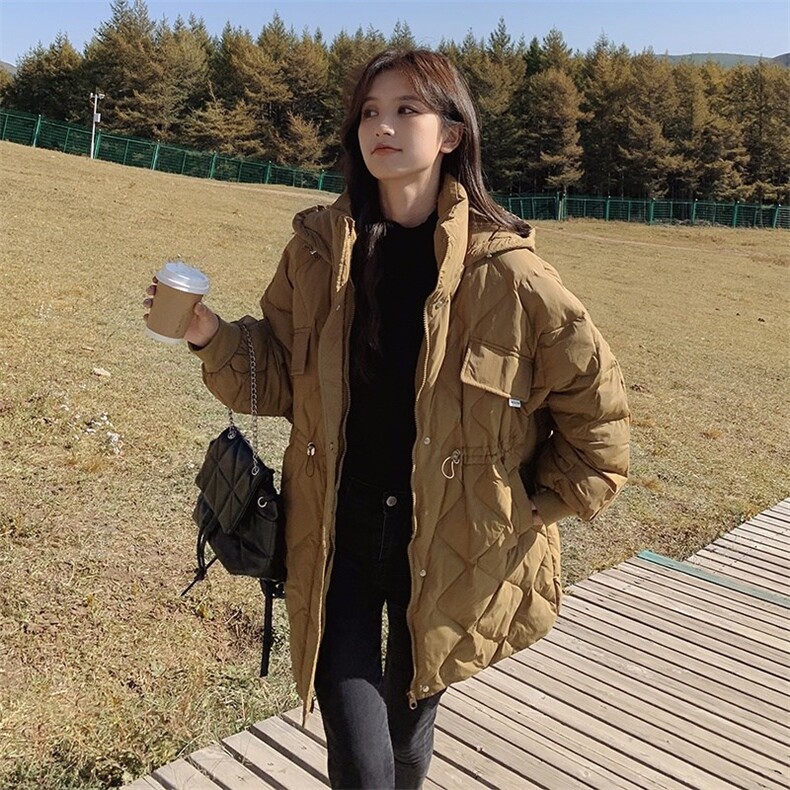 【现货】韩版中长款休闲羽绒服816-P245-K338,女装羽绒服,浙宝189