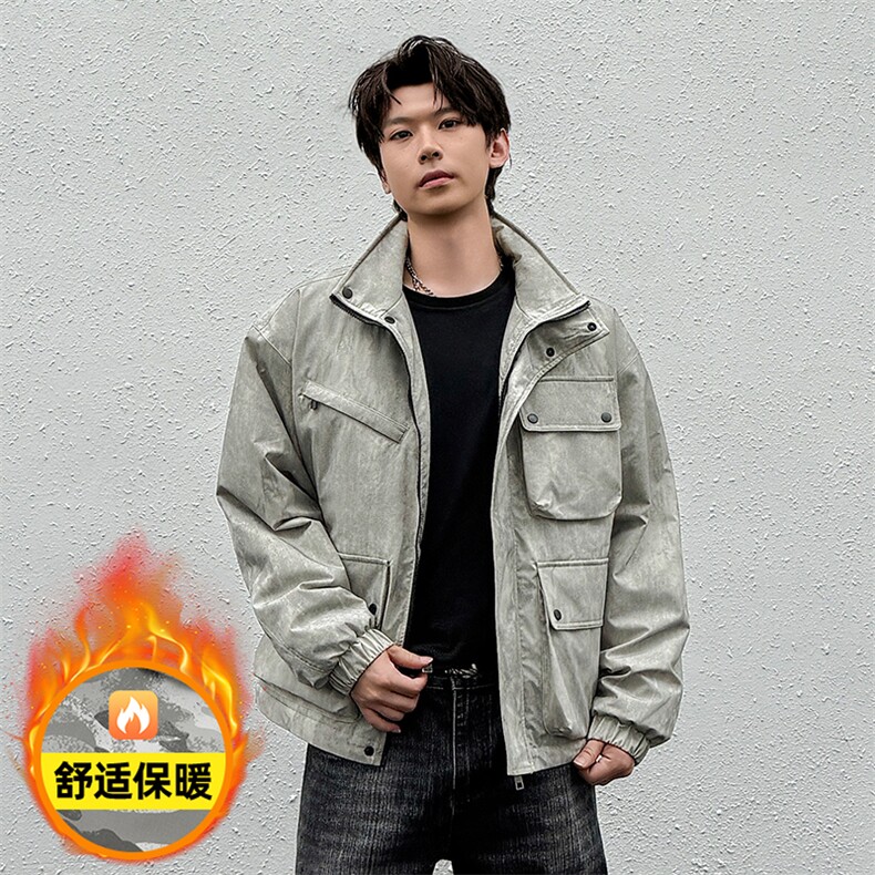 美式新款冬多口袋户外机能休闲棉衣外套 A436-W995-P95138图片
