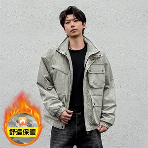 美式新款冬多口袋户外机能休闲棉衣外套 A436-W995-P95138图片