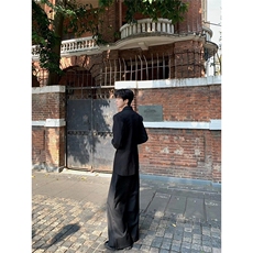 现货~廓形垫肩收腰西服男女休闲西装夹克外套X890-特P95，男装夹克，星座1004-3