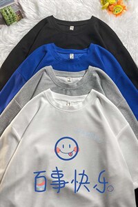 HT73183-P22 华夫格t恤男短袖男大码五分袖 毛毯图片
