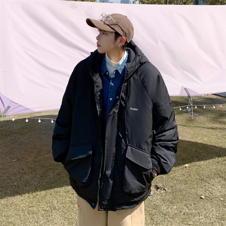 潮牌高街潮棉服男女冬装ins潮流M0166-P95图片