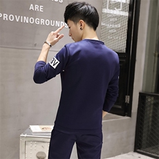 卫衣圆领潮青春流行春季运动修身型青年套头韩版时尚休闲舒适简约潮流显瘦实用，男装卫衣，星座1506-1
