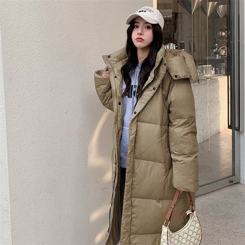 过膝长款超大被子棉服学生外套2025冬装新款女连帽加厚,男装棉衣,星座1210-1