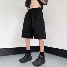 痞帅短裤男夏季薄款小众设计感宽松五分裤子美式D6820-P40，男装休闲裤，星座1109-3