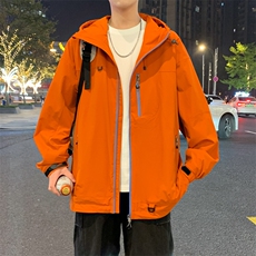 户外防水外套徒步登山连帽夹克休闲百搭冲锋衣A406JK3512特P80，男装夹克，星座309（原A406）