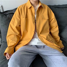 长袖衬衫男港风日系韩版潮流帅气衬衣C3008P45，男装衬衫，星座1116-2