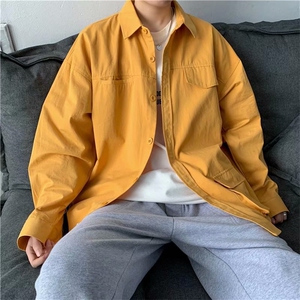 长袖衬衫男港风日系韩版潮流帅气衬衣C3008P45图片