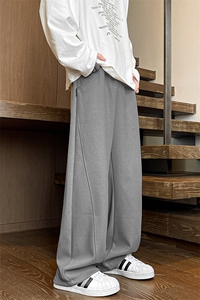 8XL-M美式香蕉裤男宽松直通卫裤复古休闲特大码运动裤K988P55控78图片
