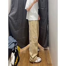 08高街款美式工装裤宽松直筒痞帅伞兵裤春夏XZ211-1-K2429-P55，男装工装外套，星座211-1