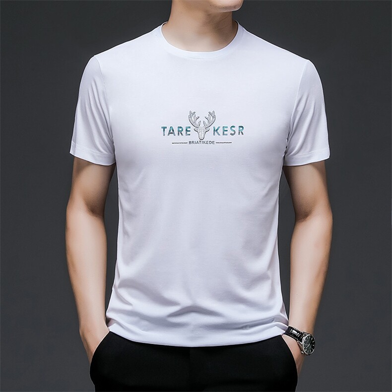 AK08013钱塘2020-3夏季新款男士时尚休闲短袖T恤P51,男装T恤,钱塘207-3