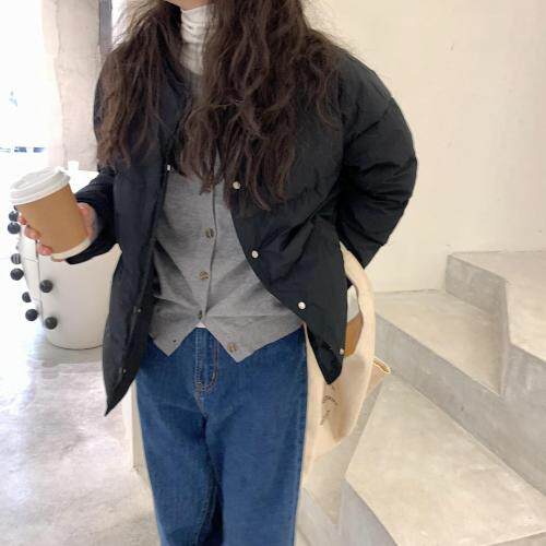 【现货】韩系皮毛一体羽绒服，女装羽绒服，She