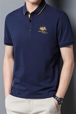 短袖T恤男夏季新款翻领商务中年男士POLO保罗衫休闲时尚男装半袖，男装T恤，电商B212（原钱塘6029）