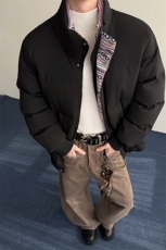 深度库存棉衣男宽松面包服立领加厚棉袄DSA157B-M8832-TP73，男装棉衣，电商A157B