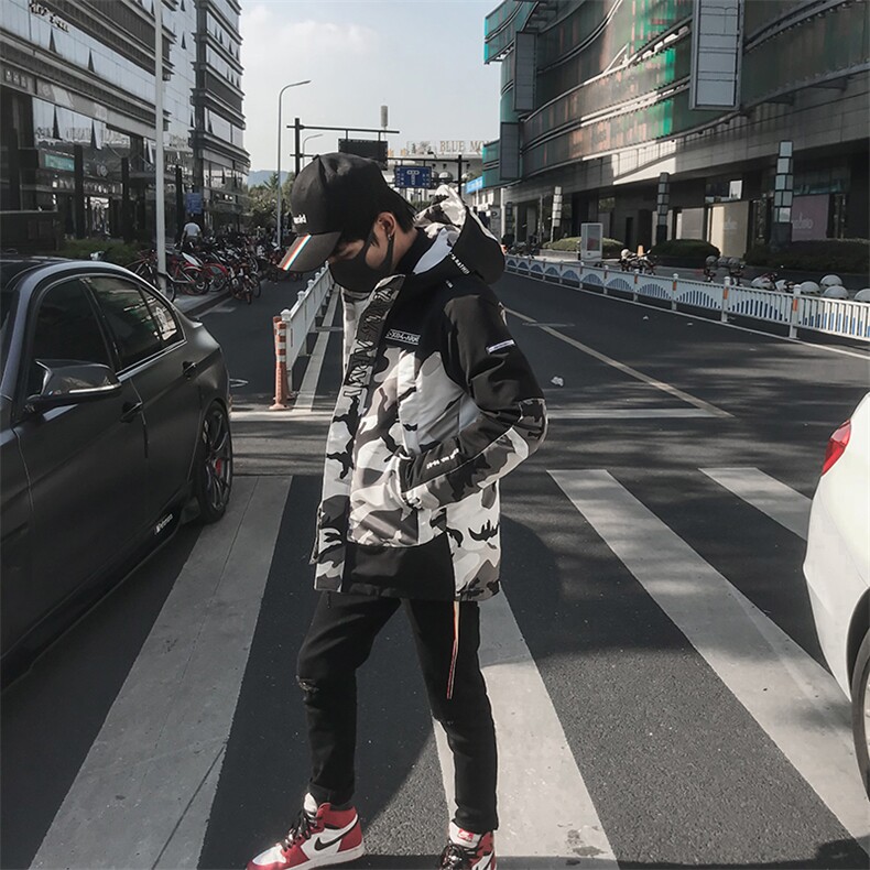 A313-MY83-P1452020冬季加厚棉衣男连帽迷彩棉服男备货2万件,男装棉衣,电商A313