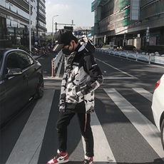 A313-MY83-P1452020冬季加厚棉衣男连帽迷彩棉服男备货2万件，男装棉衣，电商A313