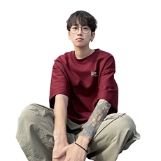 230g重磅纯棉!夏季短袖t恤男半袖男XT451-P25，男装T恤，电商B371