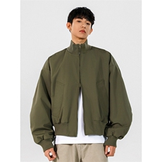 JK741-M-3XL-P45-现货-美式cleanfit短款飞行员夹克立领外套，男装夹克，星座1811B