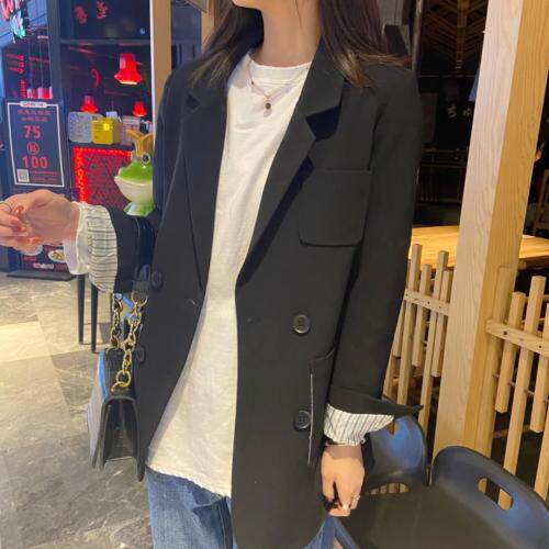 春装新款：韩版西装，女装西装，恋了爱了