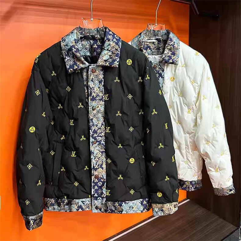 (网图)翻领拼接羽绒服高品质休闲百搭轻奢潮流羽绒313B-AL02-P170,男装羽绒服,星座313B