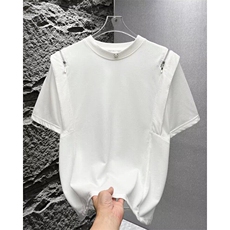 M584-P40新款短袖t恤男ins潮牌欧美嘻哈风圆领打底衫上衣夏季，男装T恤，星座617A-1（原B318A）