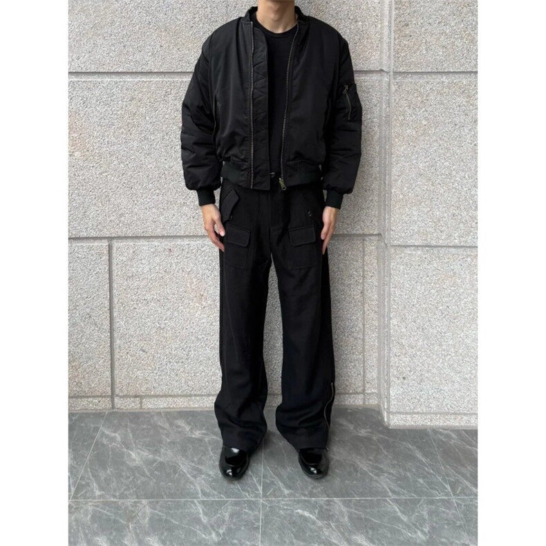 【有货】MF323ZZ-特95短宽bomber双面穿飞行夹克cleanfit棉服外套,男装夹克,星座1007（原301D）