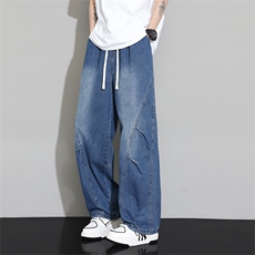 美式高街潮牌休闲裤潮流宽松牛仔裤A161-K556-P50，男装牛仔裤，电商A161