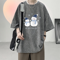 风复古亚麻短袖男棉麻t恤男半袖ZT71439-P35，男装T恤，电商A040