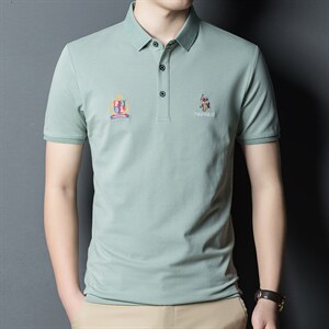 Y2718钱塘2020-2夏季男士翻领休闲精品主推T恤P50图片