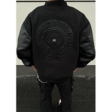 克罗风格十字架贴皮刺绣棒球服夹克男女宽松休闲外套潮JM416，男装夹克，星座1116A（原606A-3）