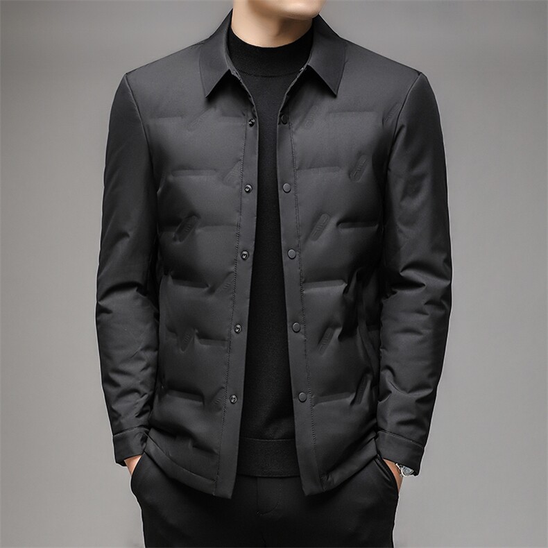 ANY22029钱塘2020-3秋冬新款男士商务休闲翻领羽绒服外套P193,男装羽绒服,钱塘207-3