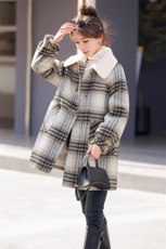 羽绒服中长款加厚保暖白鸭绒外套女冬季新款气质女士毛呢羽绒服，女装羽绒服，衣之秀