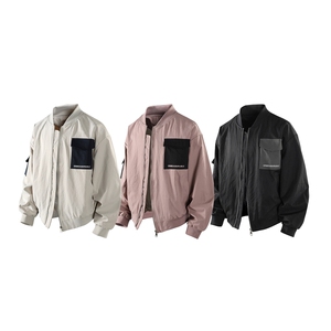 b228-j3145-p85 撞色棉感棒球领夹克，男装夹克，电商A016 (原B228)