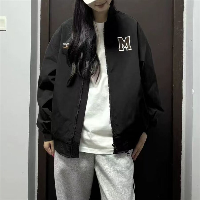 加绒加厚冬款男女立领棒球服棉袄字母刺绣面包服棉衣MY694P65,男装棉衣,星座1013-1
