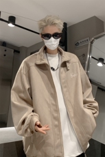 主推港风美式复古麂皮绒立领潮牌夹克外套上衣男女G1093P88，男装夹克，电商A339