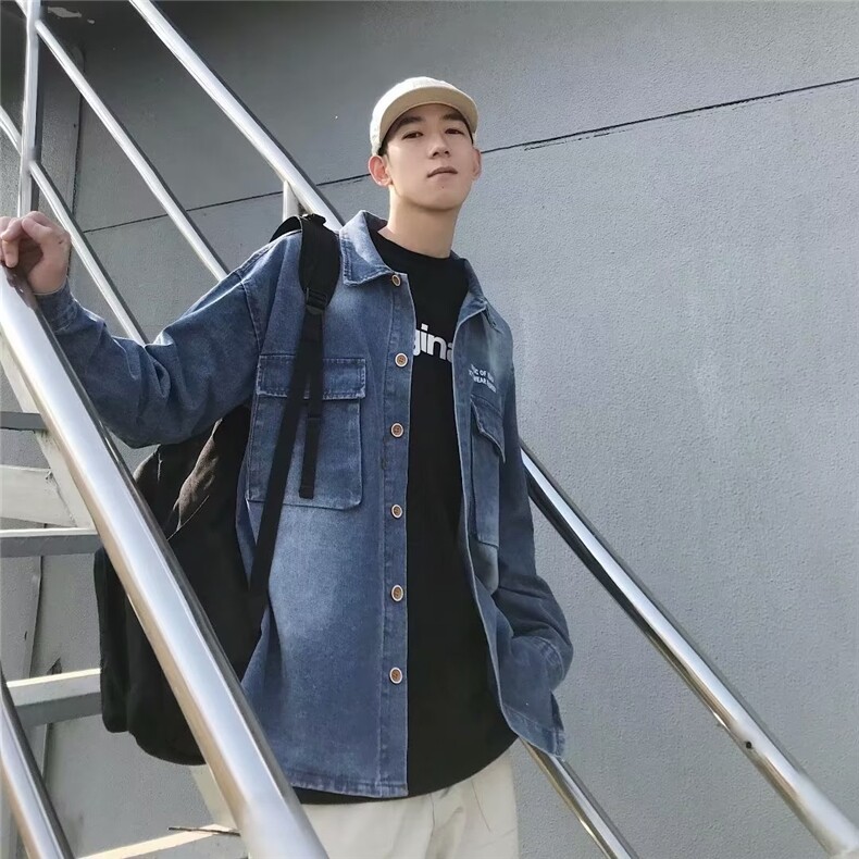 秋季青春流行男夹克文艺潮外套W302P68,男装夹克,星座1116-2