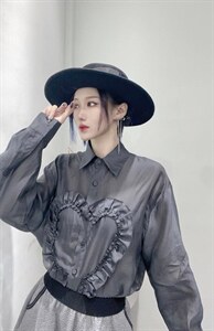 现货，秋装爱心衬衫,女装衬衫,坚持到底