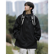 秋季新款美式山系休闲工装冲锋衣潮流夹克外套JK9265-P75控119，男装夹克，电商A128