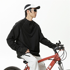 311B-1-YZ35001-P45控68潮流无缝长袖透气长袖T恤高品质二开，男装T恤，星座311B-1