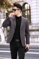新款秋冬新款西服休闲复古天丝棉西装男2501P165，男装西服，电商D225