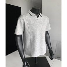 主推重磅POLO衫夏季短袖翻领半袖上衣cleanfit正肩t恤衫S419特28，男装Polo衫，电商A233-1