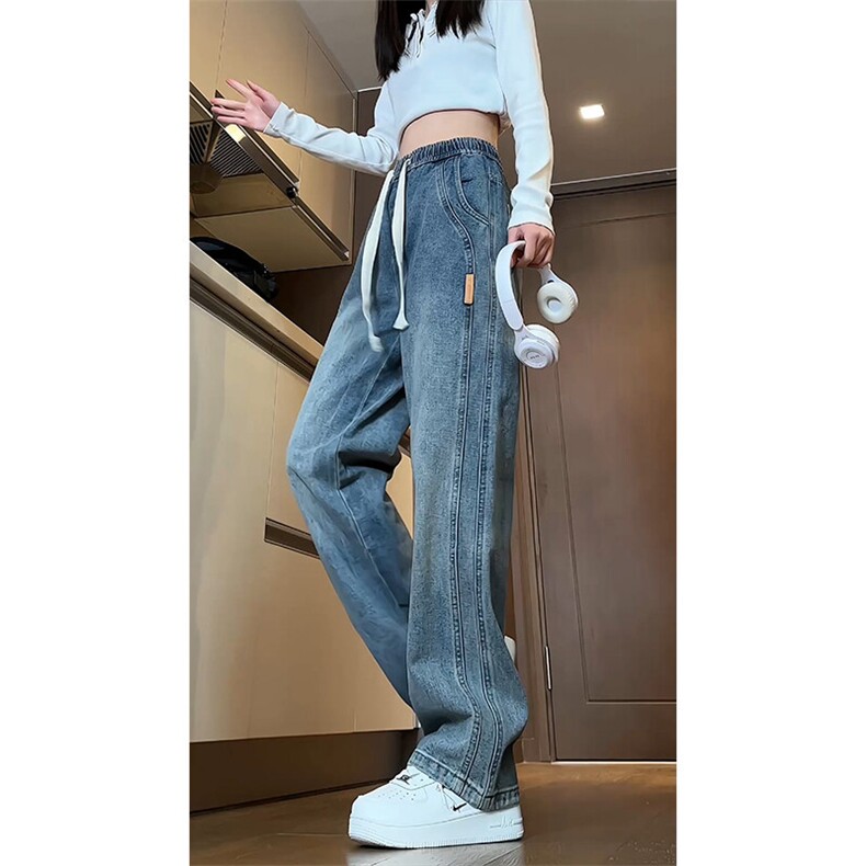 2026春季新款内景大码日系直筒牛仔裤M-5XGK24002-特P40，男装牛仔裤，电商A022