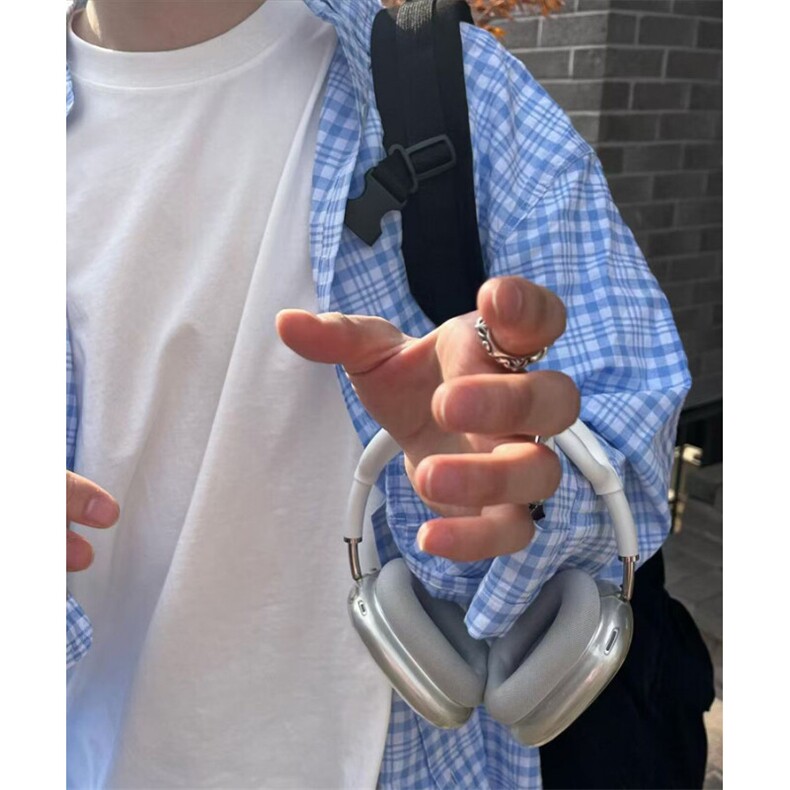 【现货】夏季防嗮格纹衬衫美式复古男宽松上衣高街潮CY0021P50,男装衬衫,星座1004（原星座815-3）