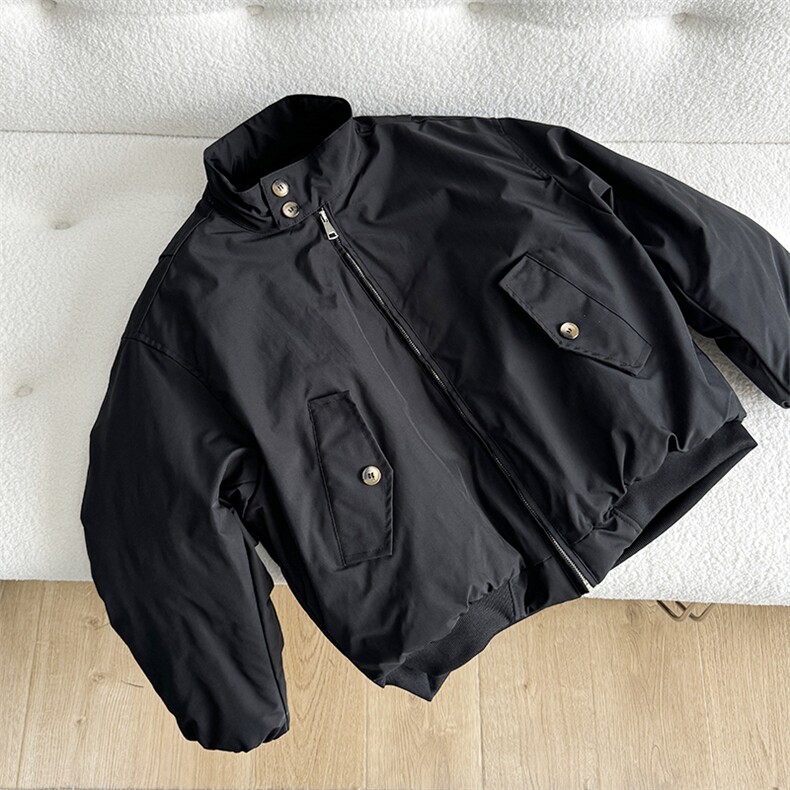实体二批品质机车领bomber棉服MY640P115,男装棉衣,电商C313