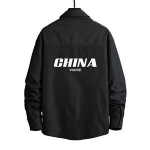 CS15001-P38 加绒款-P48 长袖衬衫男士大码宽松衬衣男寸衫 网格图片