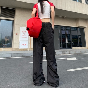 B221 美式ins高街小众拼接宽松休闲登山裤冲锋裤 LK23110-P65控88图片