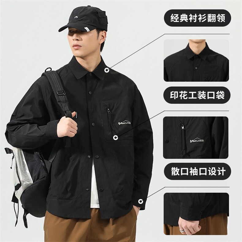 2025款男夹克外套休闲潮流外套春秋男装潮牌百搭男外套91030-P69,男装夹克,电商D215