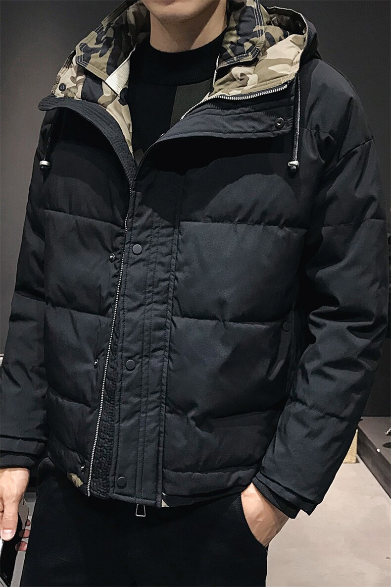 100%聚酯纤维冬装新款短款连帽棉衣男大码棉服袄子201-P150控228,男装棉衣,电商D240-242