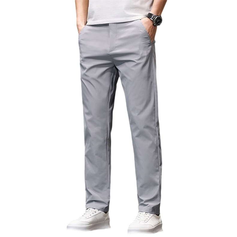 2025春季新款休闲裤男弹力宽松直筒长裤子男大码商务西裤子LK6602,男装休闲裤,星座224-3