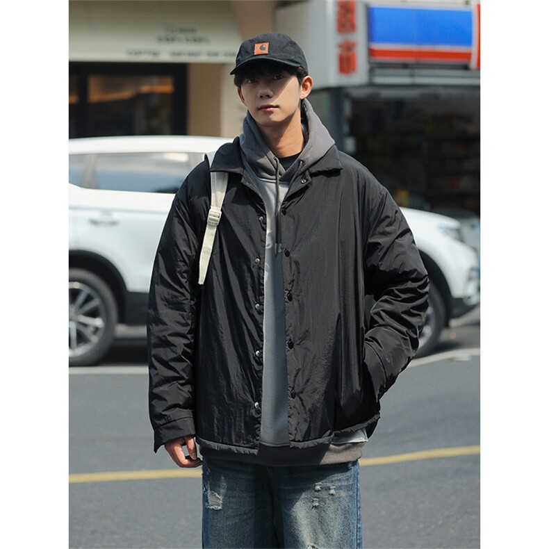 冬季90绒羽绒服D2650-TP145218港风设计感短款翻领外套男,男装羽绒服,电商A102